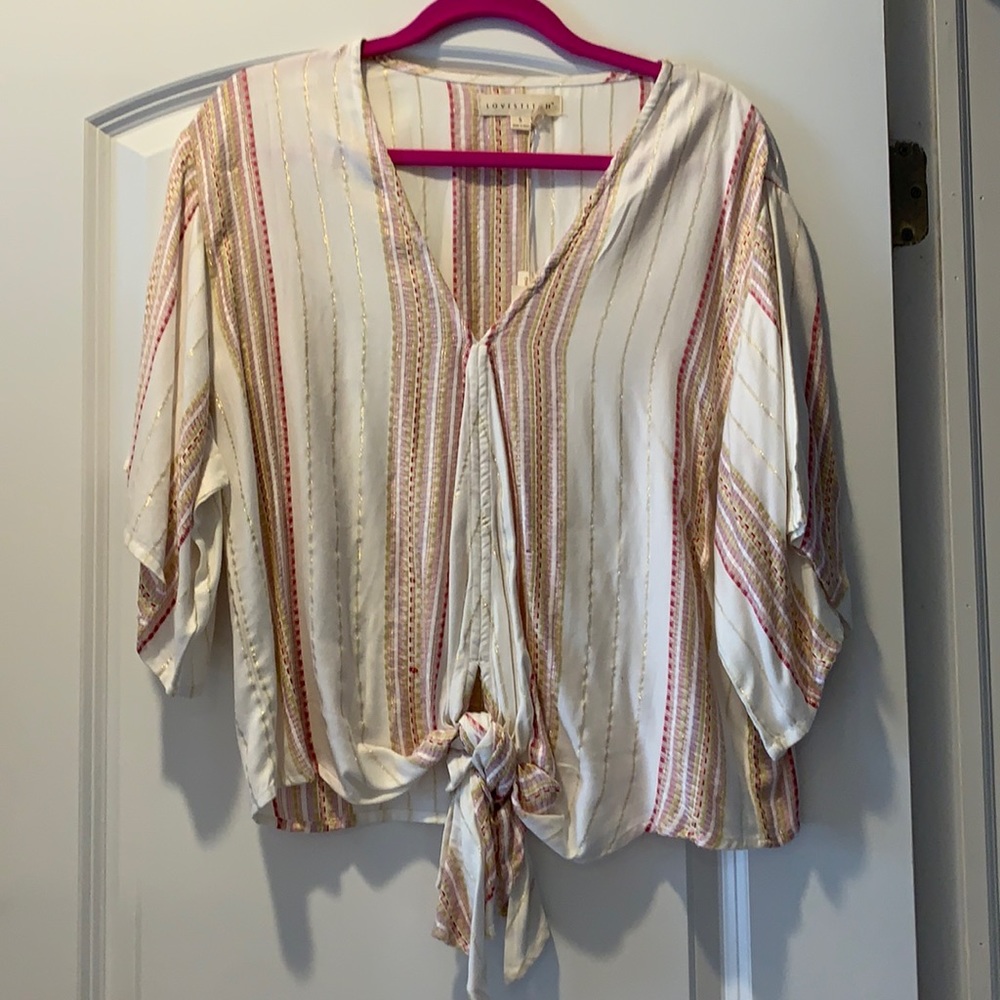 Love Stitch boho top